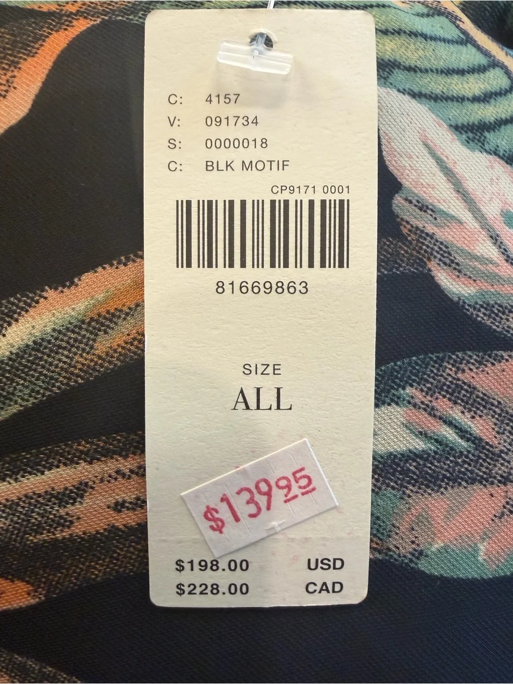 Anthropologie Black Floral Pattern Pleated Kimono Duster - Picture 7 of 7
